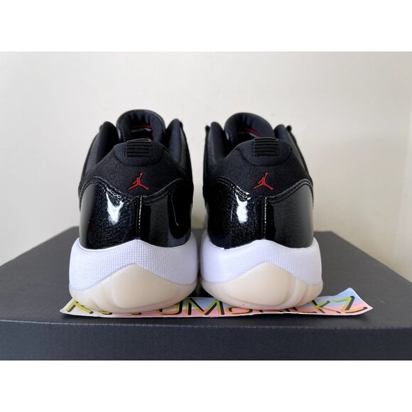 Jordan 11 Retro Low 72-10 Black Gym Red GS Youth Sizes 528896 001 - Picture 5 of 6